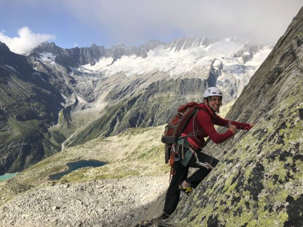 Alpines Mehrseillängen-Klettern im zentralschweizer Granit