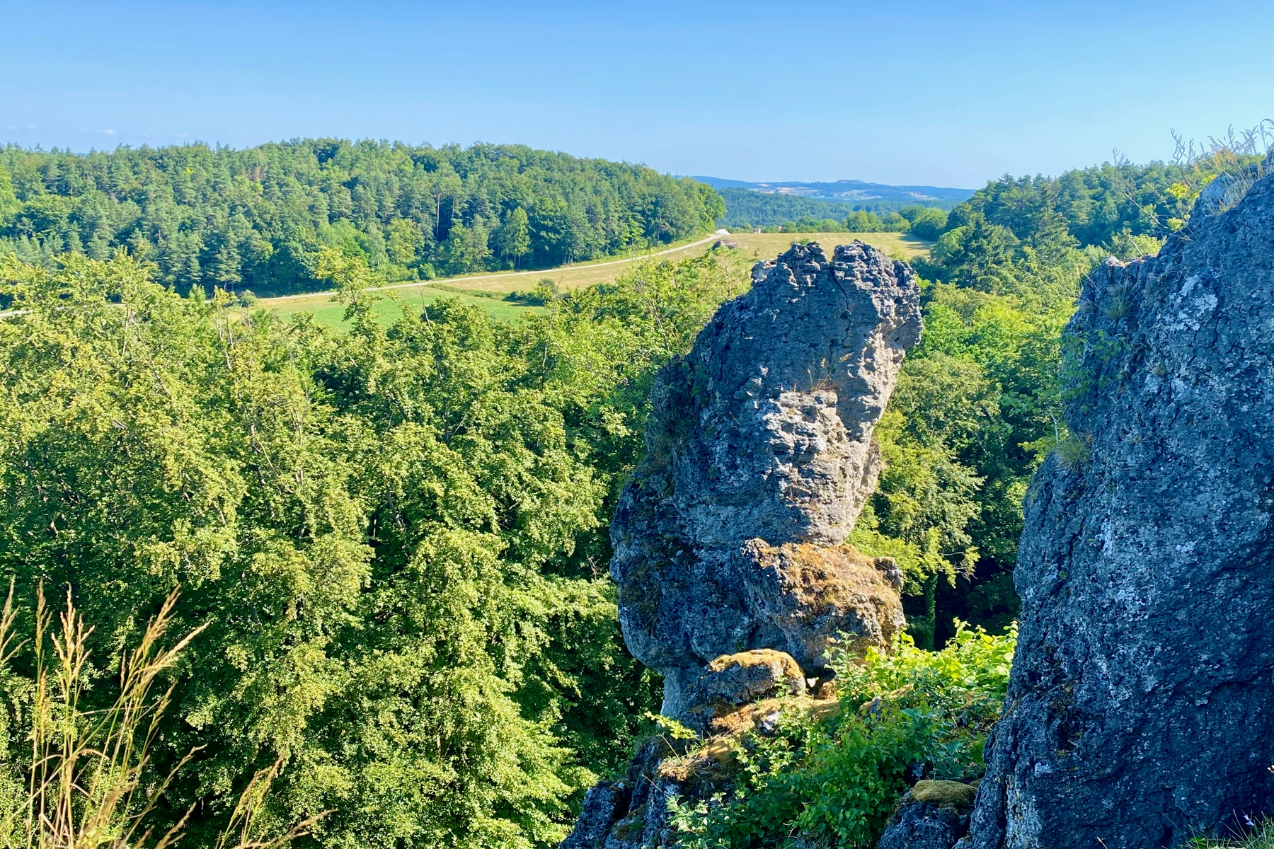 Sportklettern in der Fränkischen Schweiz (Bayern)