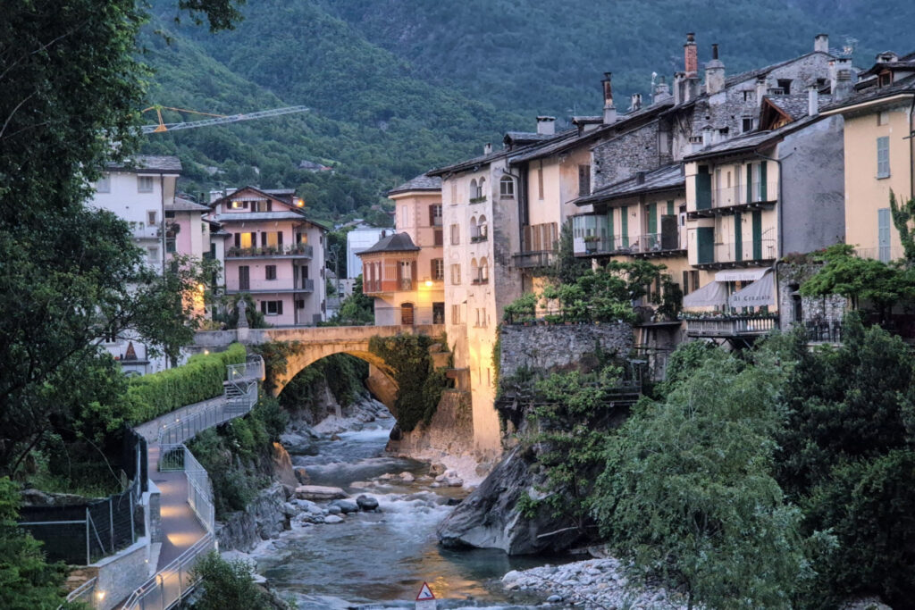 Sportklettern in Chiavenna (Italien)